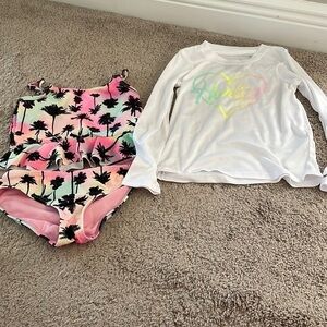 EUC Girls Tankini with Matching Rashguard